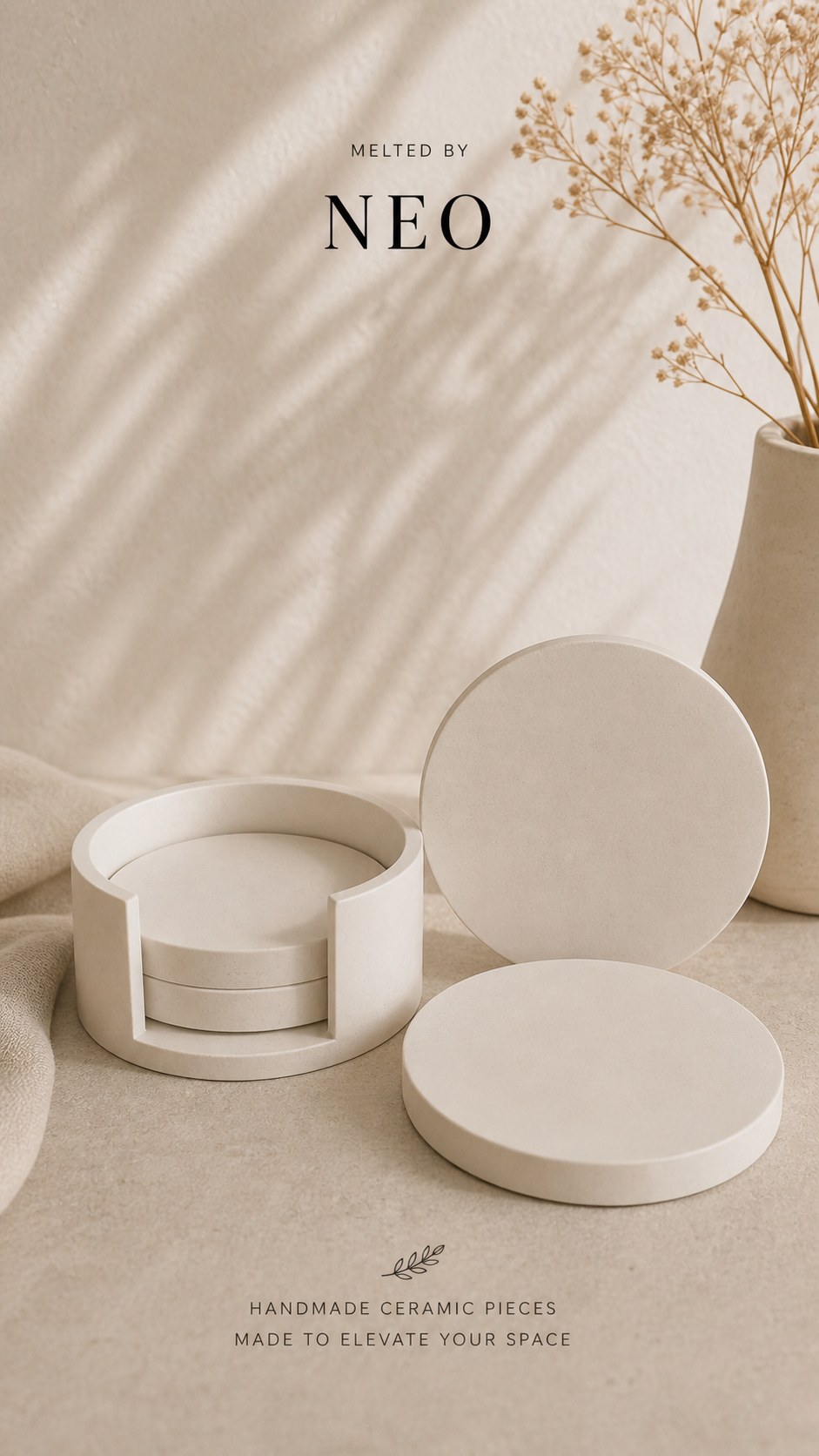 Ceramic coaster