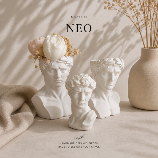 Ceramic half body men